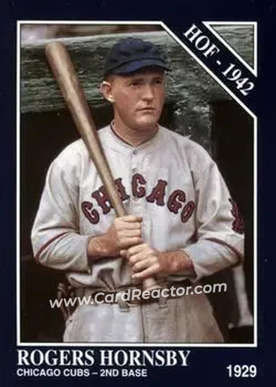 Front of Rogers Hornsby