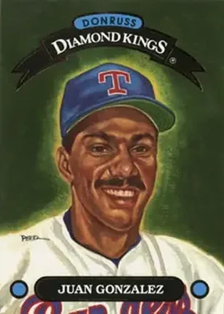 1993 Donruss #DK-7 Diamond Kings Juan Gonzalez