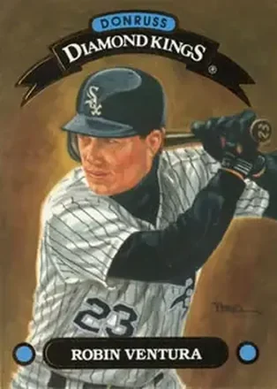 1993 Donruss #DK-10 Diamond Kings Robin Ventura