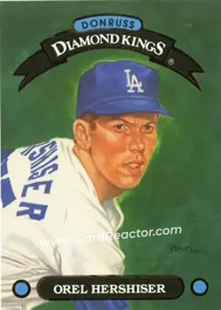 Front of Orel Hershiser