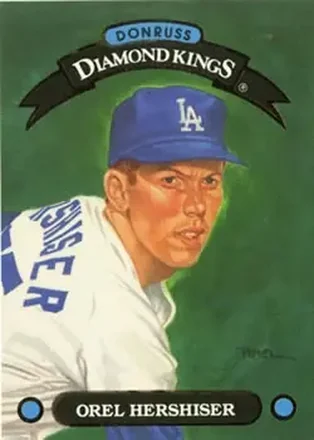 1993 Donruss #DK-14 Diamond Kings Orel Hershiser