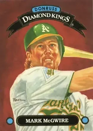 1993 Donruss #DK-18 Diamond Kings Mark McGwire
