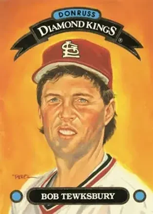 1993 Donruss #DK-22 Diamond Kings Bob Tewksbury