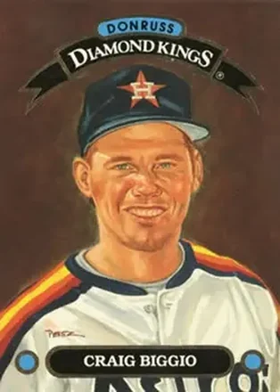 1993 Donruss #DK-24 Diamond Kings Craig Biggio