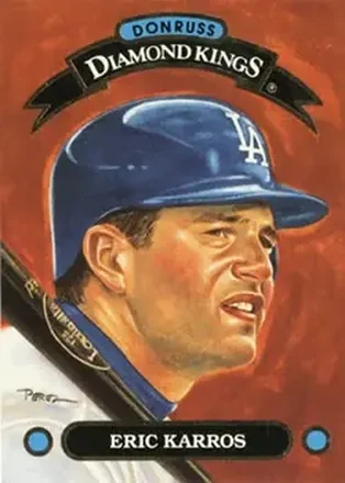 1993 Donruss #DK-30 Diamond Kings Eric Karros