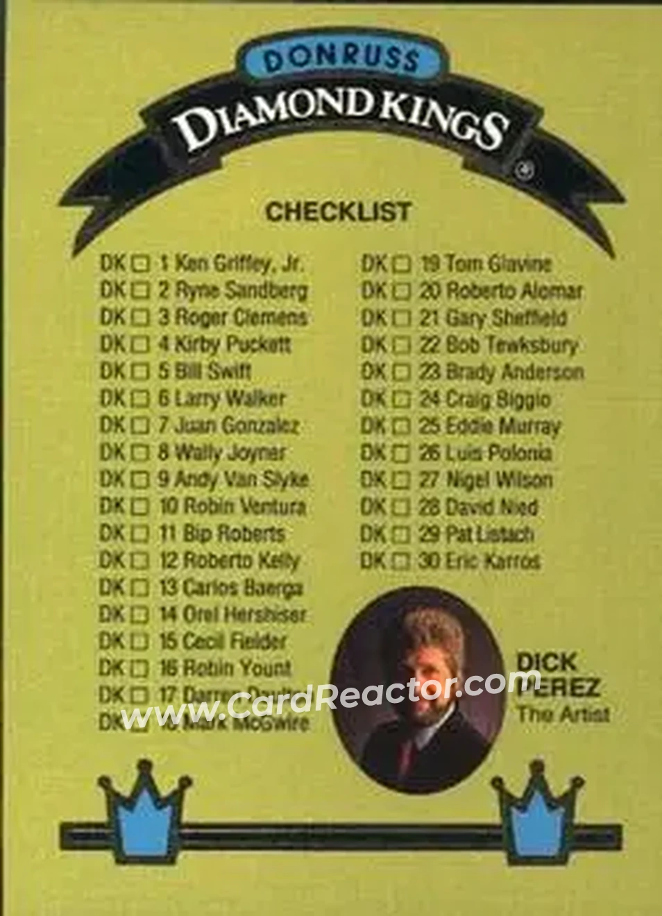 Front of Card #DK-31