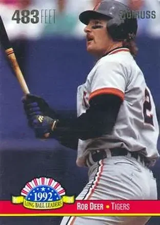 1993 Donruss #LL-1 Long Ball Leaders Rob Deer