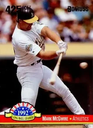 1993 Donruss #LL-4 Long Ball Leaders Mark McGwire