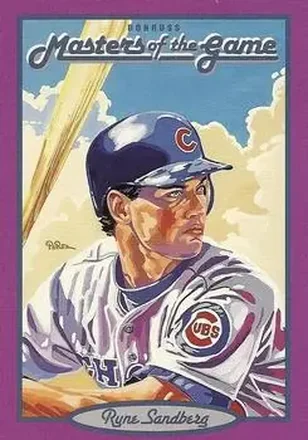 1993 Donruss #5 Masters of the Game 3x5 Ryne Sandberg