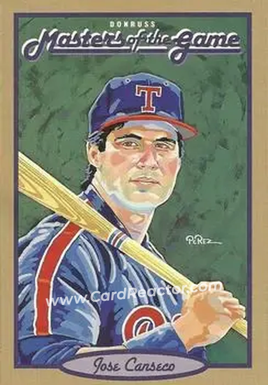Front of Jose Canseco