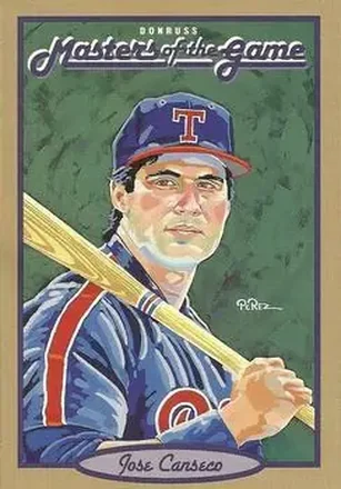 1993 Donruss #7 Masters of the Game 3x5 Jose Canseco