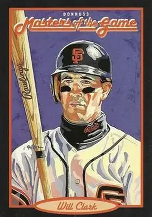 1993 Donruss #9 Masters of the Game 3x5 Will Clark