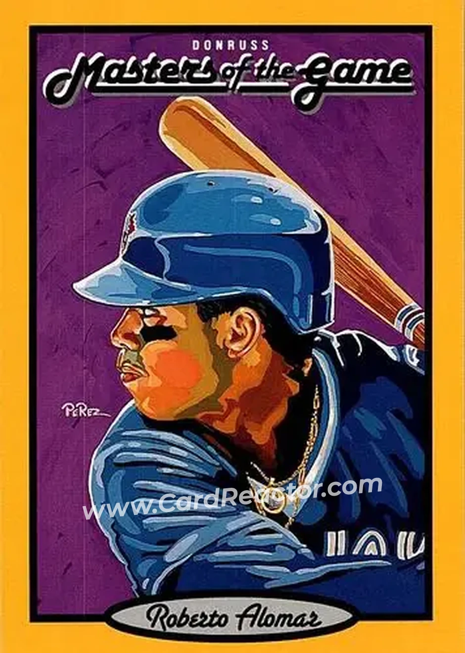 Front of Roberto Alomar