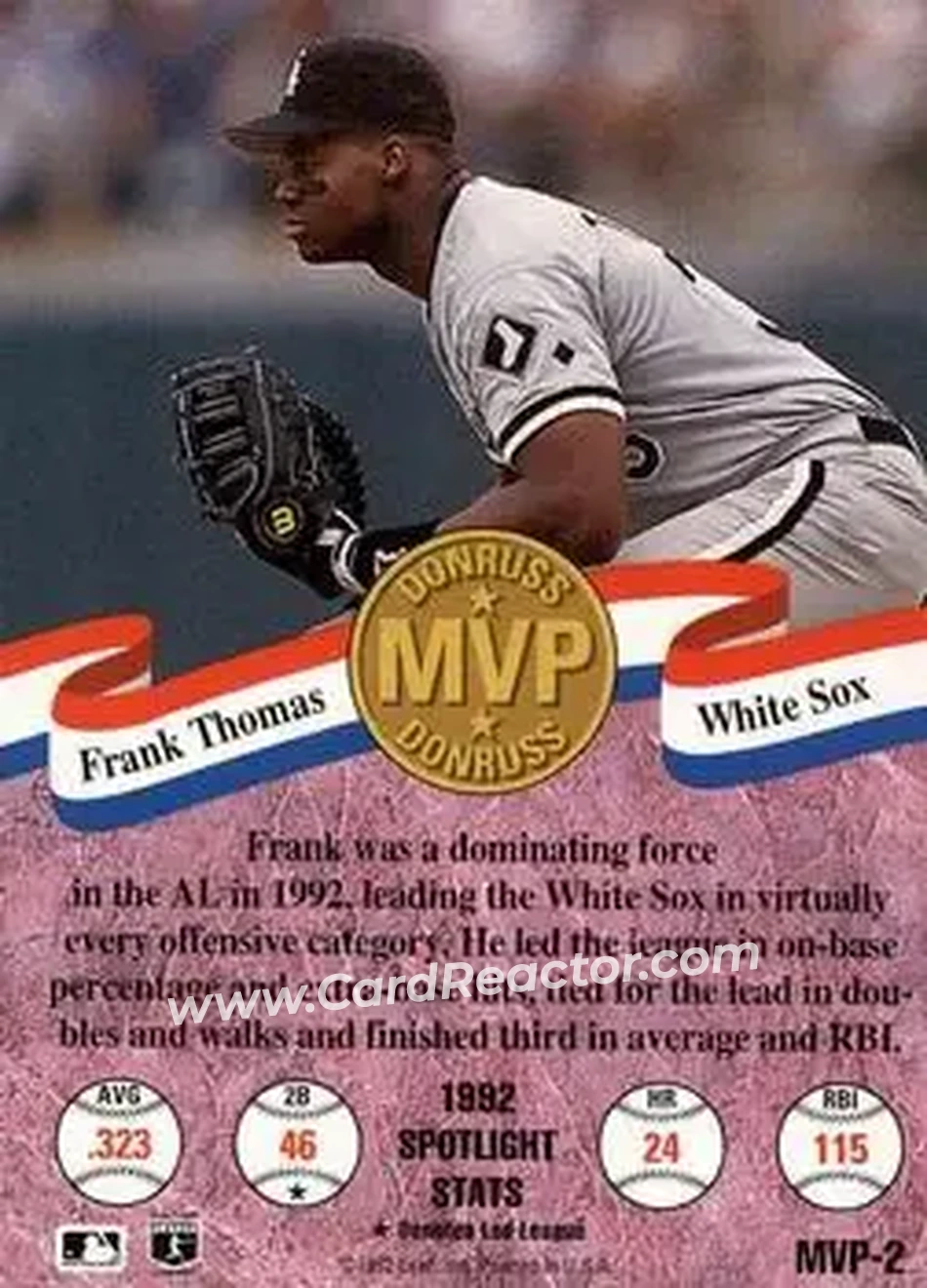Back of Frank Thomas