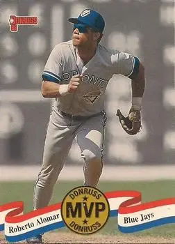 1993 Donruss - MVPs #MVP-6 - Roberto Alomar - Toronto Blue Jays - Front