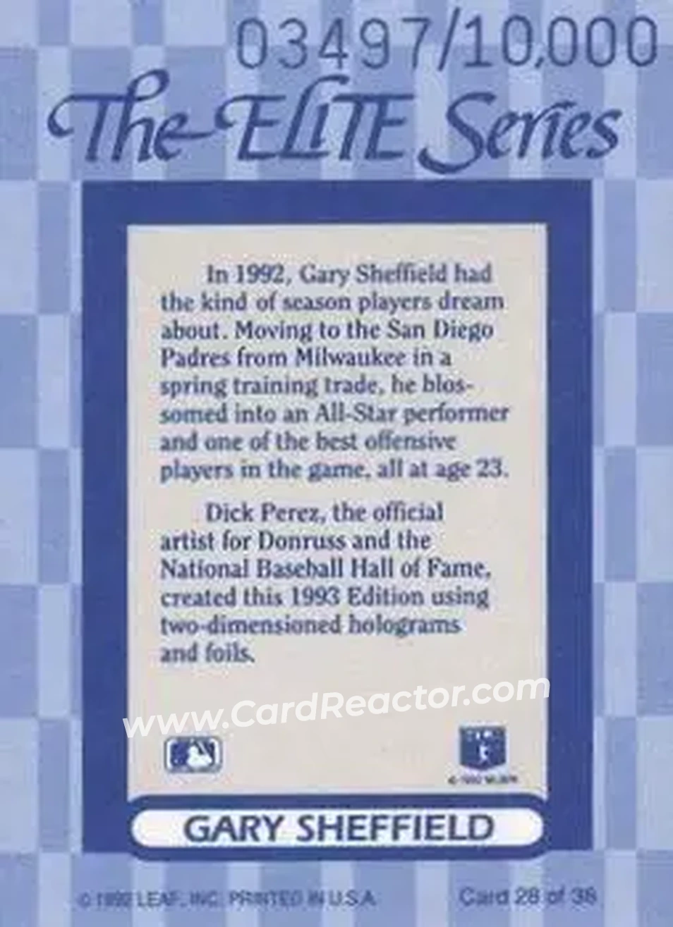 Back of Gary Sheffield