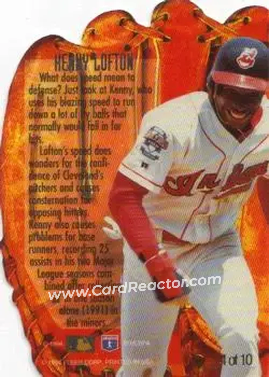 Back of Kenny Lofton