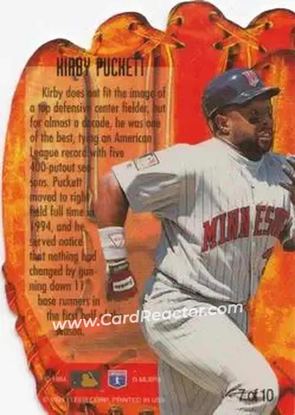 Back of Kirby Puckett