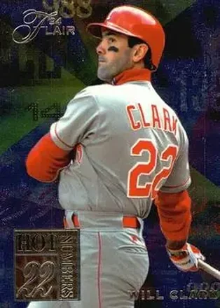 1994 Flair #3 Hot Numbers Will Clark