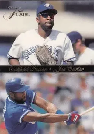 1994 Flair #3 Outfield Power Joe Carter