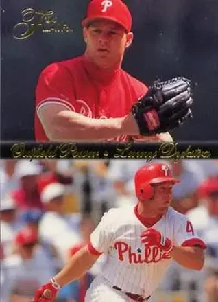 1994 Flair #4 Outfield Power Len Dykstra