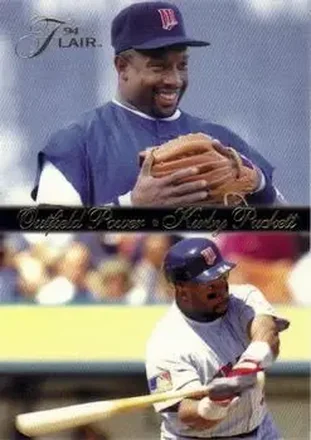 1994 Flair #8 Outfield Power Kirby Puckett