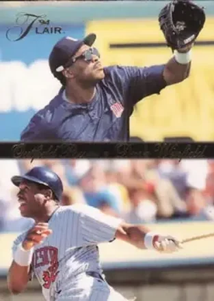 1994 Flair #10 Outfield Power Dave Winfield