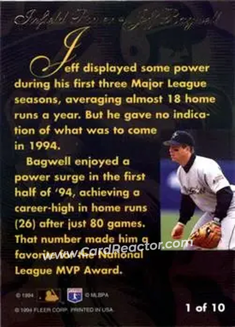 Back of Jeff Bagwell