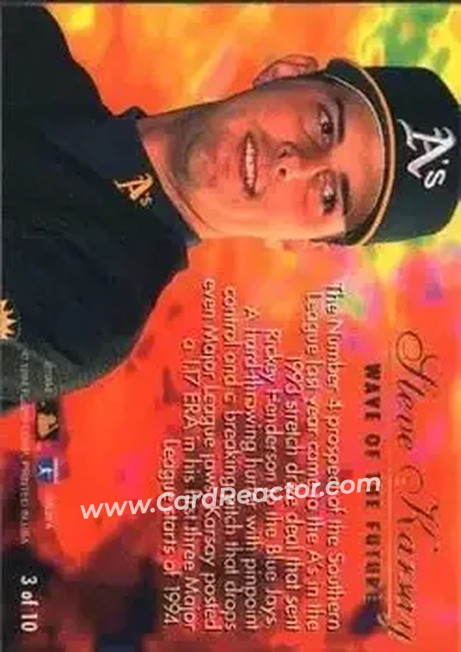 Back of Steve Karsay