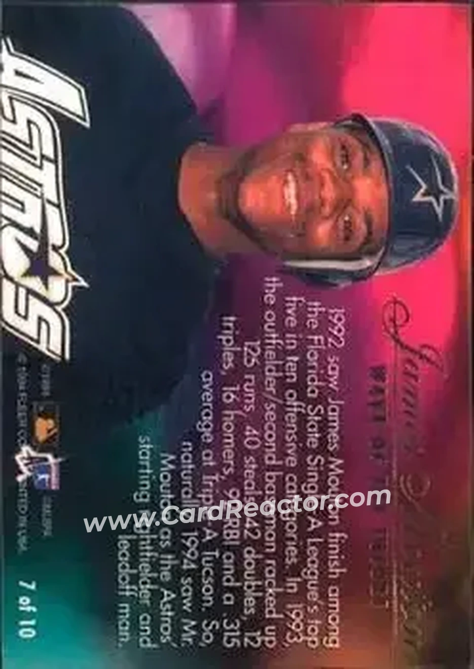 Back of James Mouton