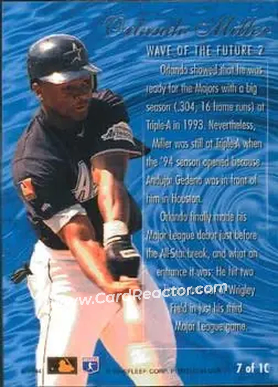 Back of Orlando Miller