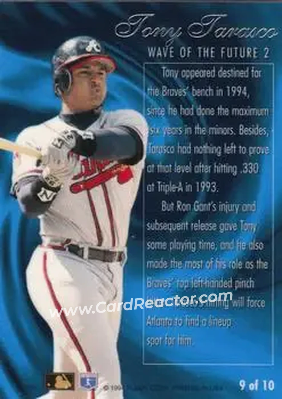 Back of Tony Tarasco