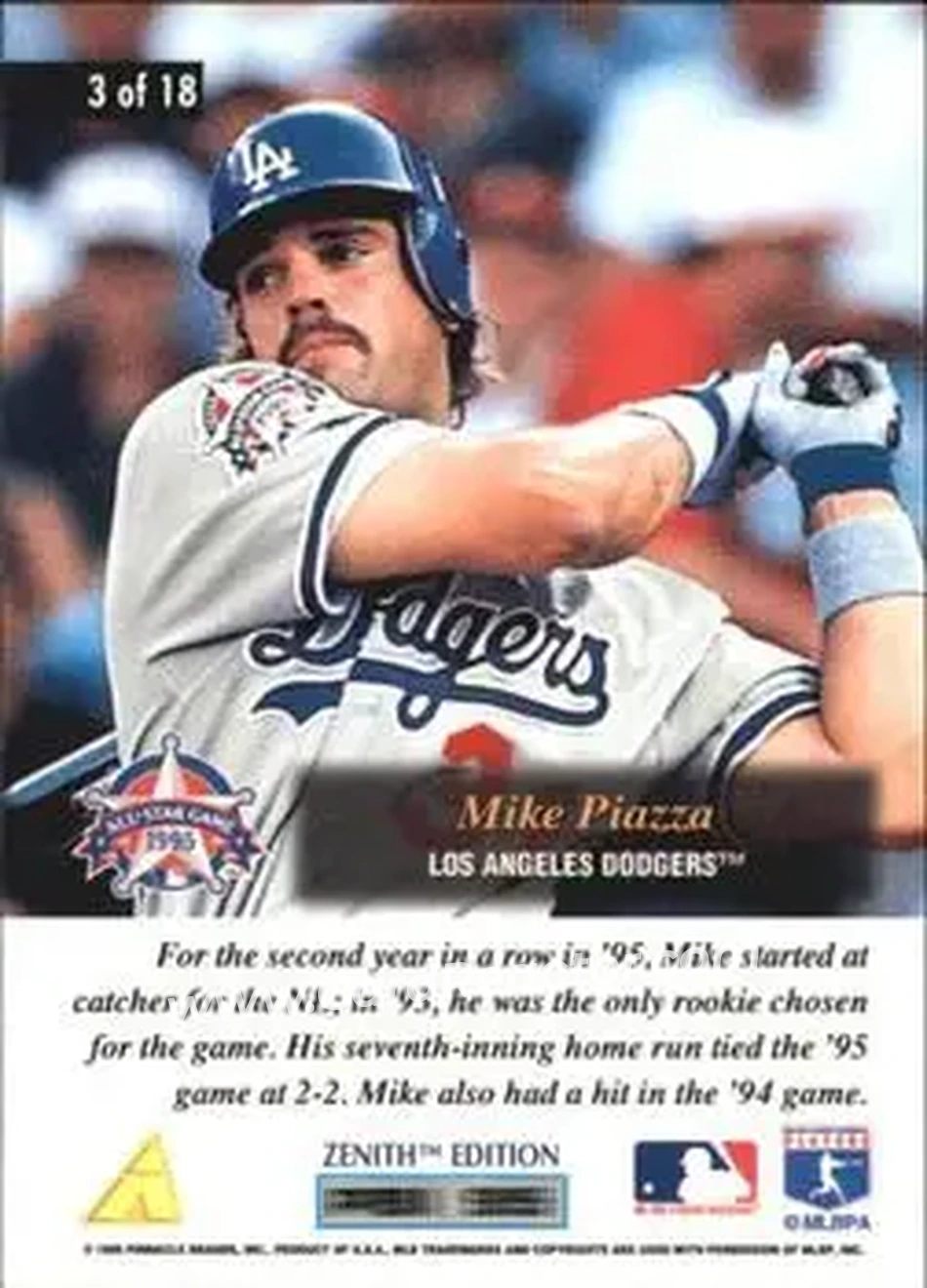 Back of Mike Piazza