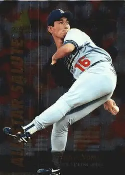 1995 Zenith - All-Star Salute #7 - Hideo Nomo - Los Angeles Dodgers - Front