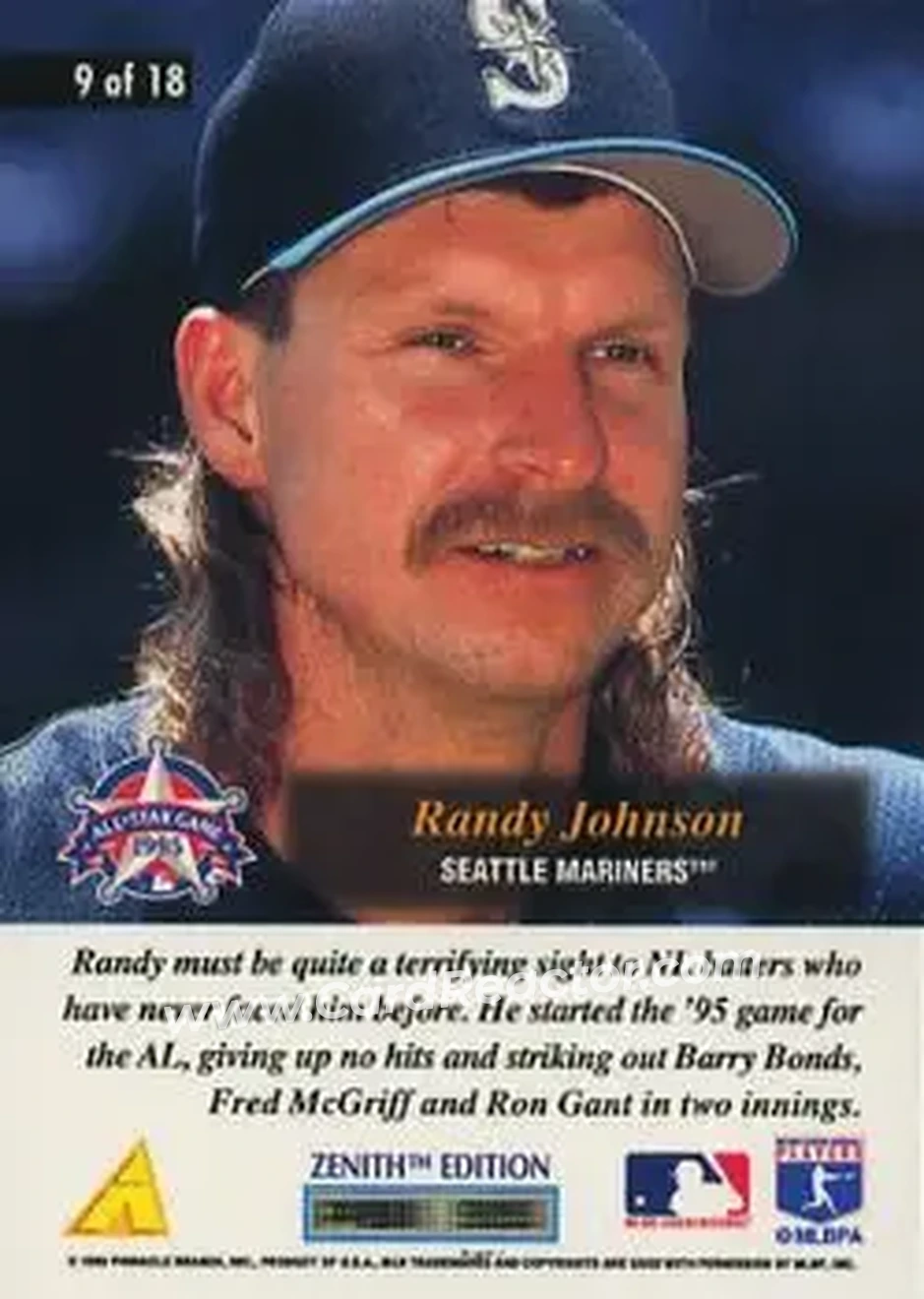 Back of Randy Johnson