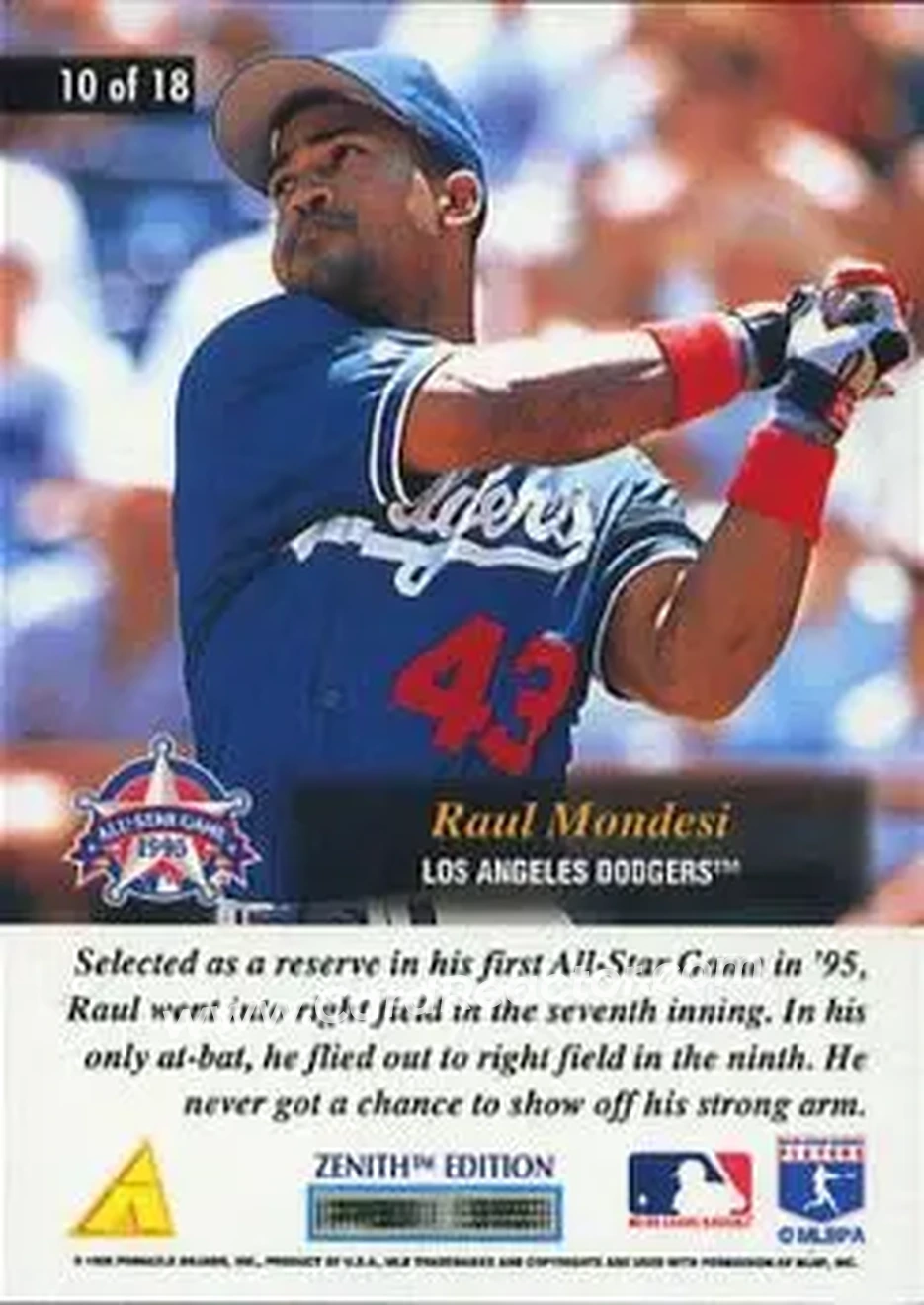 Back of Raul Mondesi