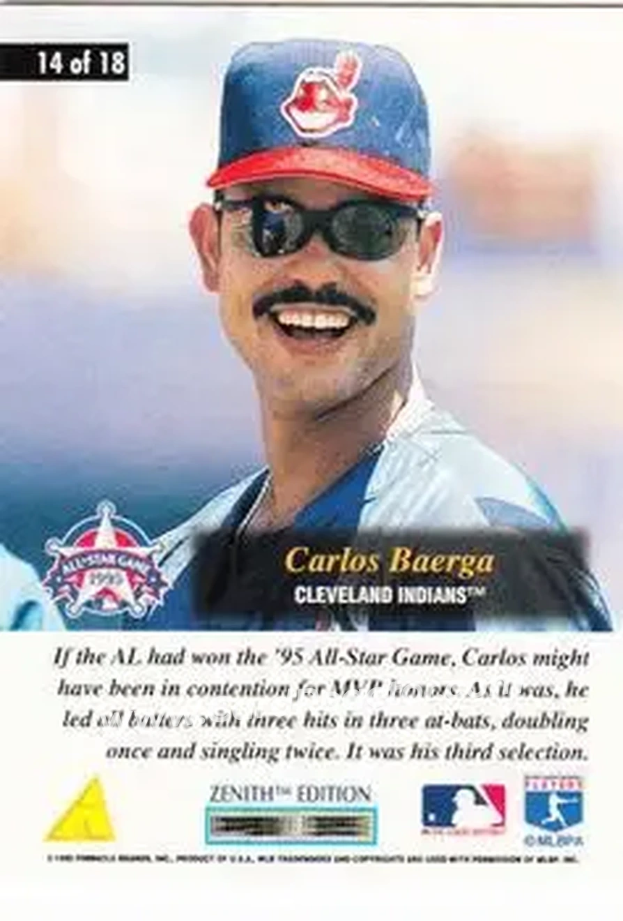 Back of Carlos Baerga