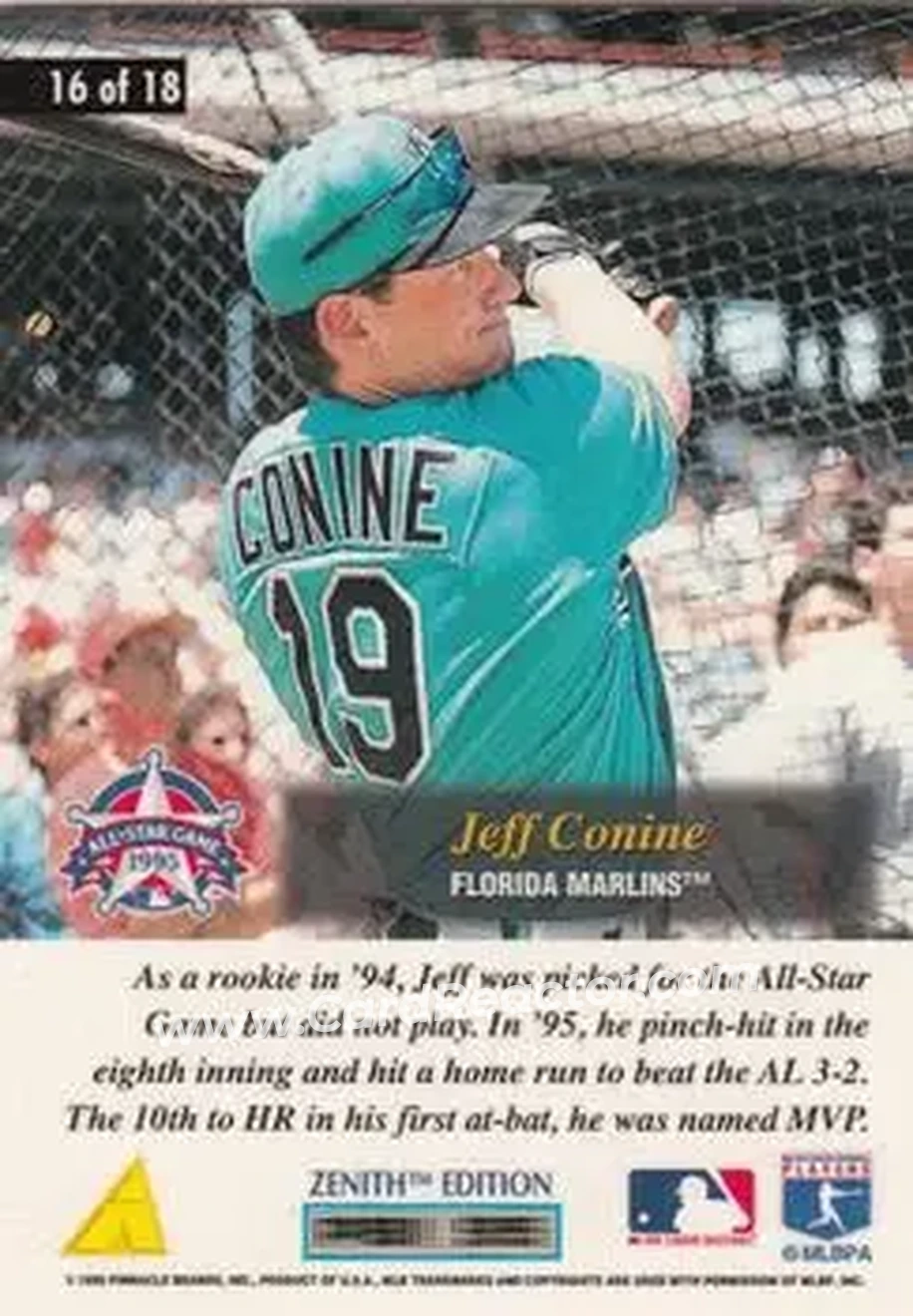 Back of Jeff Conine