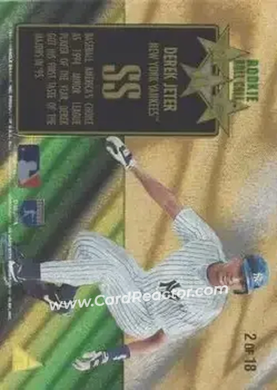 Back of Derek Jeter