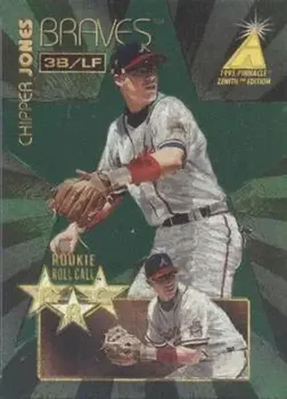 1995 Zenith #3 Rookie Roll Call Chipper Jones