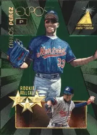 1995 Zenith #16 Rookie Roll Call Carlos Perez