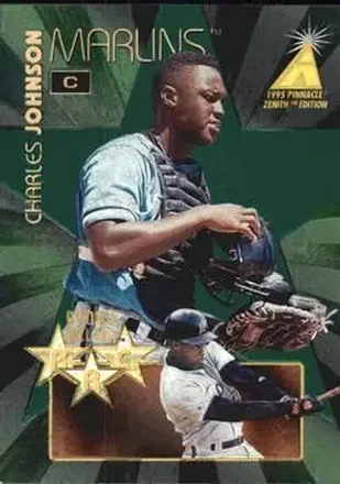 1995 Zenith #17 Rookie Roll Call Charles Johnson