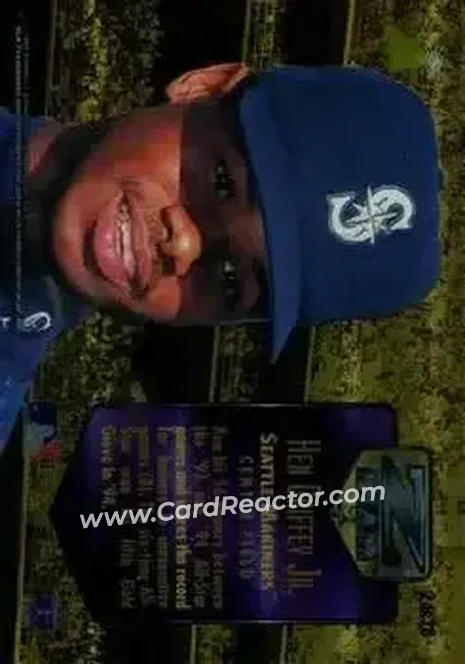 Back of Ken Griffey Jr.