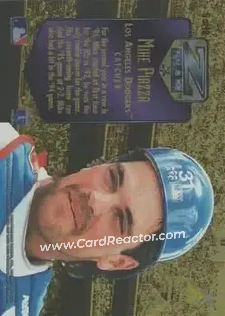 Back of Mike Piazza