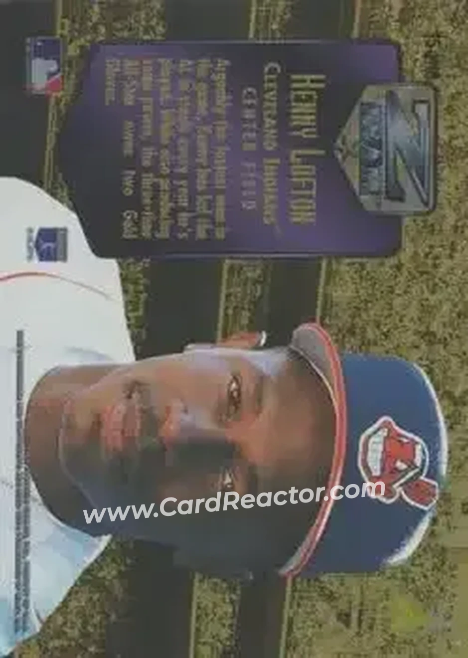 Back of Kenny Lofton