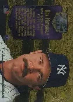 1995 Zenith - Z-Team #17 - Don Mattingly - New York Yankees - Back 1995 Zenith - Z-Team #17 - Don Mattingly - New York Yankees - Back
