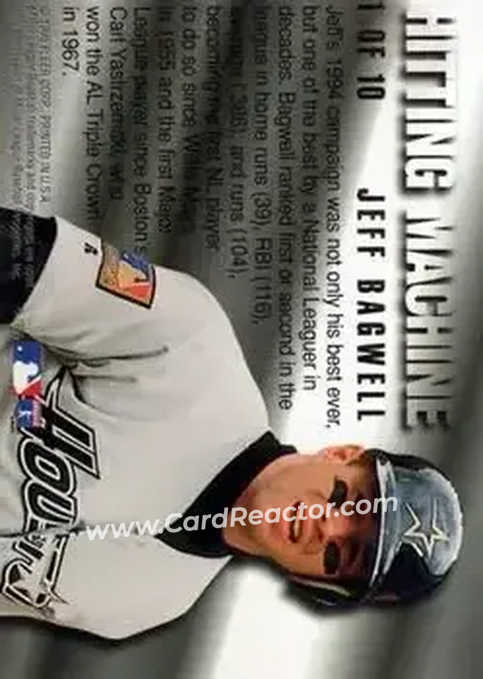 Back of Jeff Bagwell