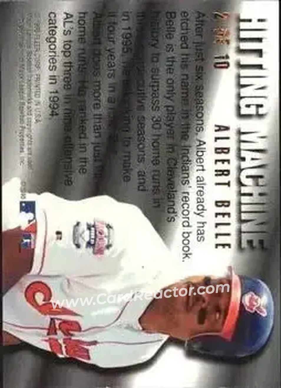 Back of Albert Belle