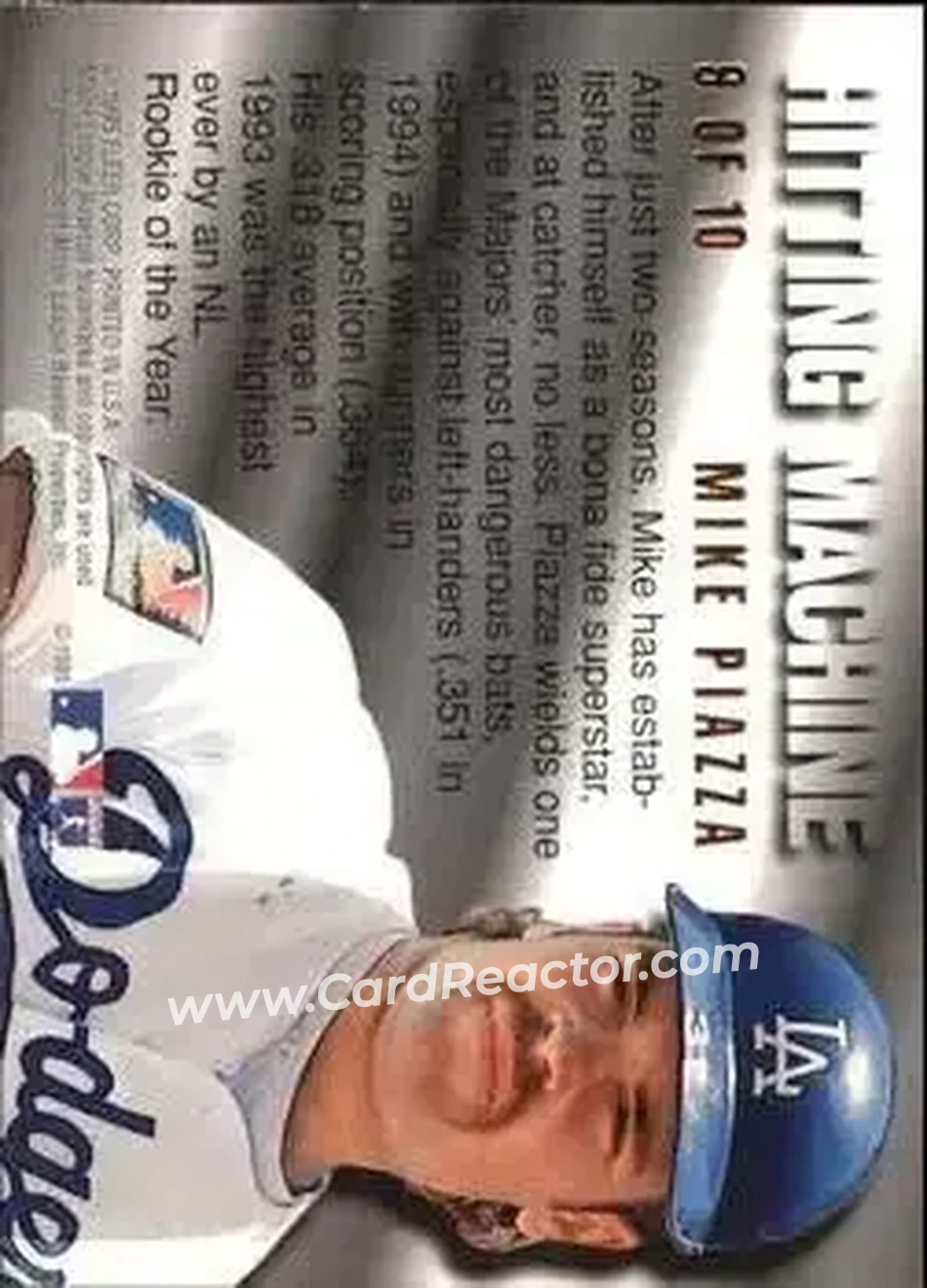 Back of Mike Piazza