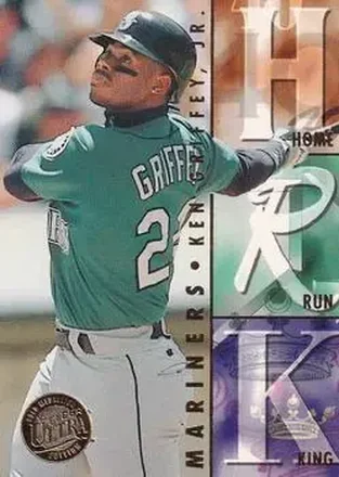 1995 Ultra #1 Home Run Kings Gold Medallion Ken Griffey Jr.